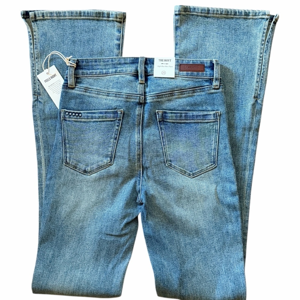 Blank NYC x REVOLVE The Hoyt High Rise Mini Flare Heans NWT SZ 25 - Picture 2 of 7